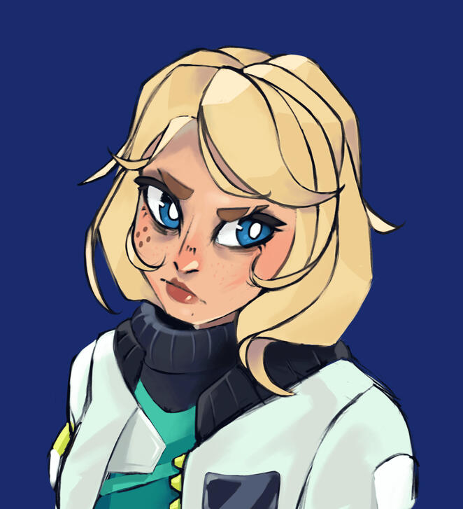 DeadLock from Valorant Fan Art