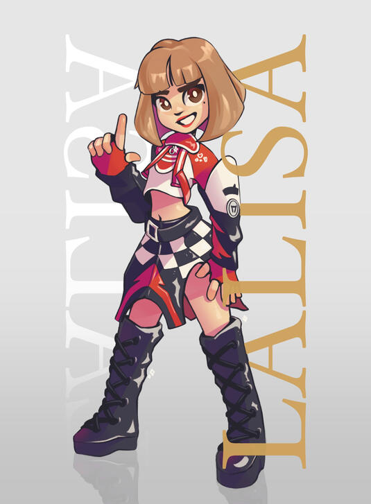 Lisa from Blackpink Fan Art